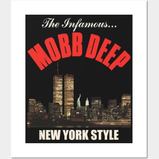 Mobb Deep 90s Hip Hop New York Skyline Posters and Art